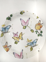 Блюдо на ножке Бабочки [Арт. 16835]
