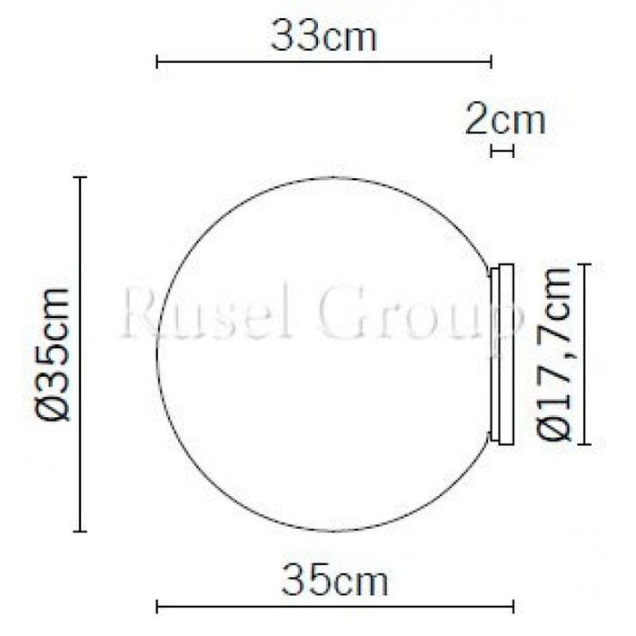 Настенно-потолочный светильник Fabbian Lumi Sfera F07 G29 01