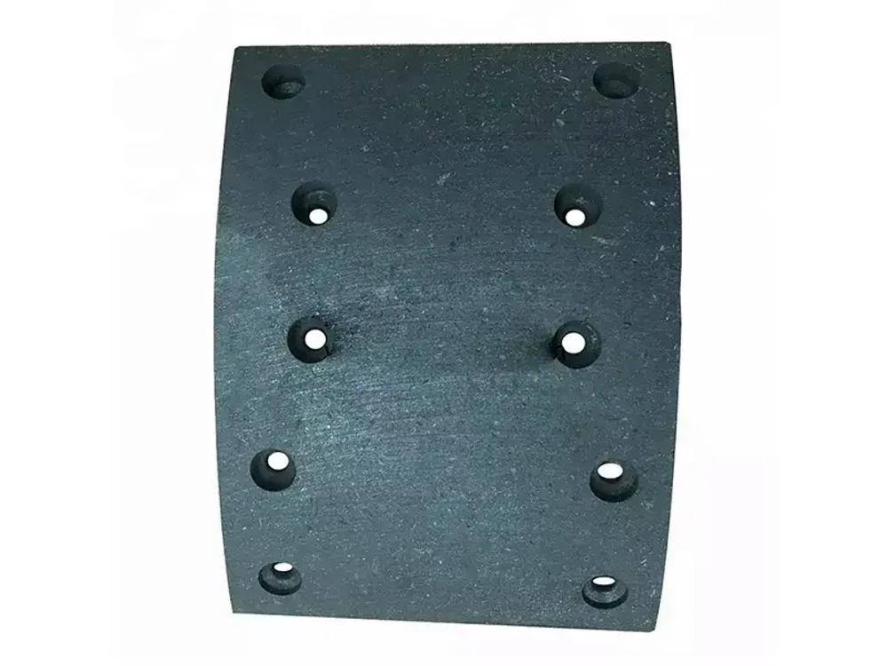 Накладка тормозная передняя нижняя 163х215 Shacman F2000/F3000