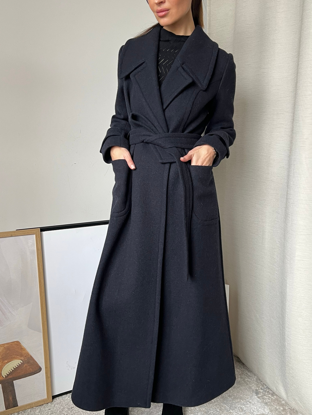 Новое шерстяное пальто Dries Van Noten, XS оригинал