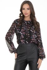 Блуза Волшебный шифон (блэк) Diolche
