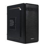 УЦЕНКА_Корпус TESLA 1708BM, Без БП, mATX, чёрный, 2xUSB2 (RMA_TSL-1708-BM) {замятие задней стенки; царапины на верхней поверхности}