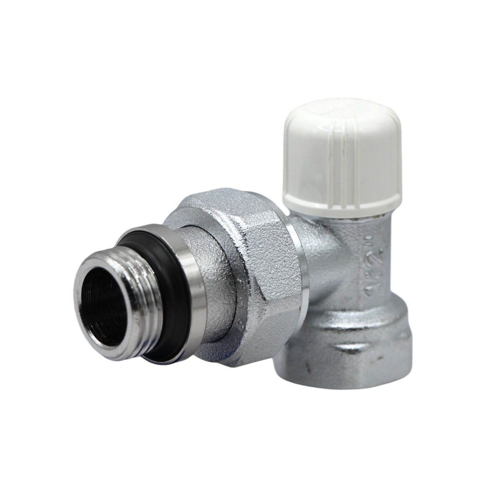 Вентиль запорный угловой FAR, 1/2", ВР, EPDM