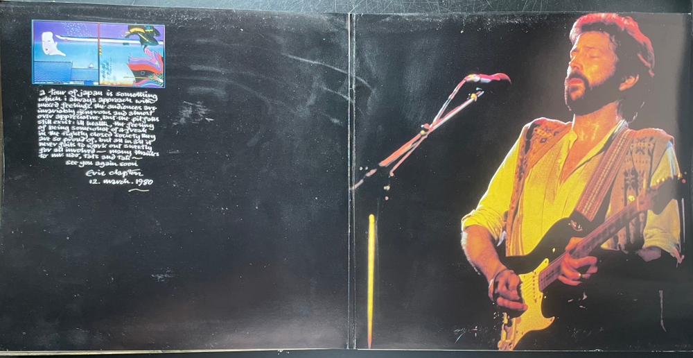 Eric Clapton ‎– Just One Night 2LP (Скандинавия 1980г.)