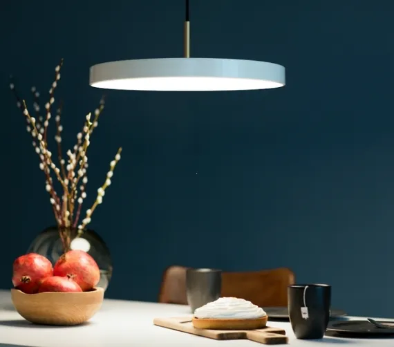 Подвесной светильник Umage Asteria Medium, Ø43х14 см, жемчужный белый