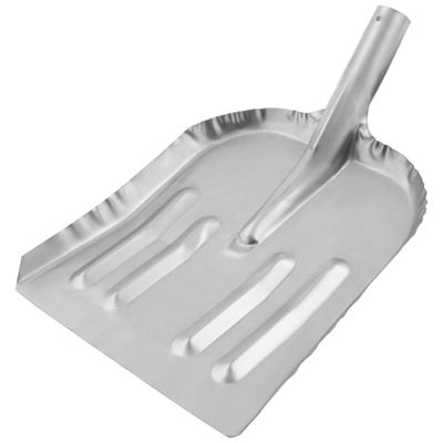 Лопата для уборки снега стальная оцинкованная, 320 х 340 мм, без черенка