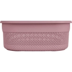 Корзина для хранения с крышкой OSLO, черничный морс, 12л