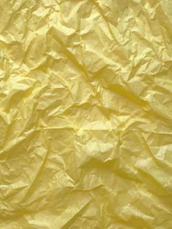 Бумага тишью 50 х 66 см (10 листов), лимонная