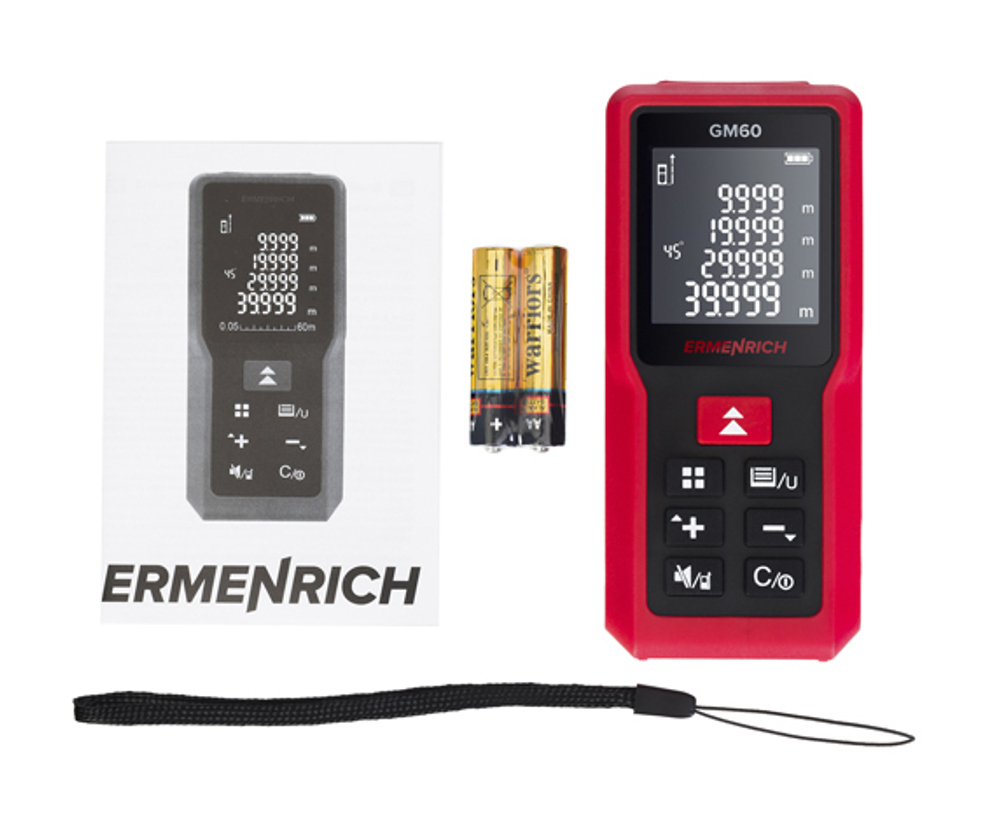 Лазерная рулетка Ermenrich Reel GM60 - фото 2