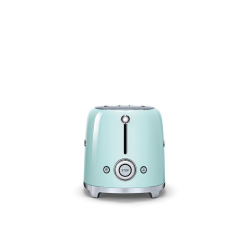 Тостер Smeg Стиль 50-х годов для 2 тостов зеленый Италия фото спереди