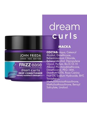 JOHN FRIEDA Frizz Ease DREAM CURLS Питательная маска для вьющихся волос 250 мл