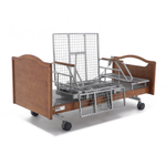 Кровать электрическая MED-MOS DB-2B с поворотным креслом в левую сторону (коричневый)