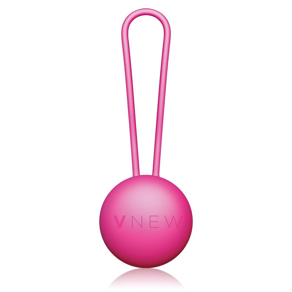 Розовый вагинальный шарик VNEW level 1 (Цвет: розовый)
