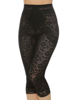 Корсетные штаны-капри очень сильной степени коррекции (Размер: 5X) (Цвет: черный)