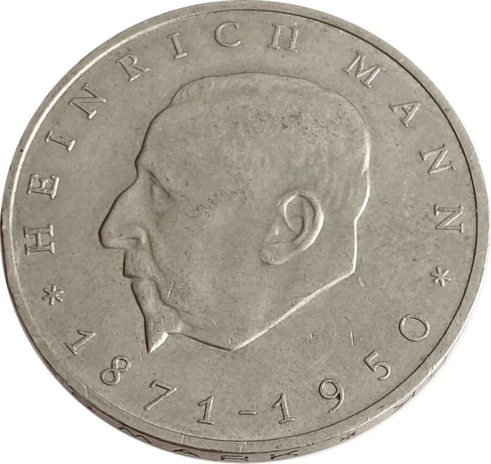 20 марок 1971 Германия (ГДР) «Генрих Манн»