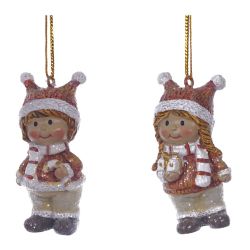 GAEM Фигурка декоративная подвесная "Дети", L3 W2,5 H6,5 см, 2в.