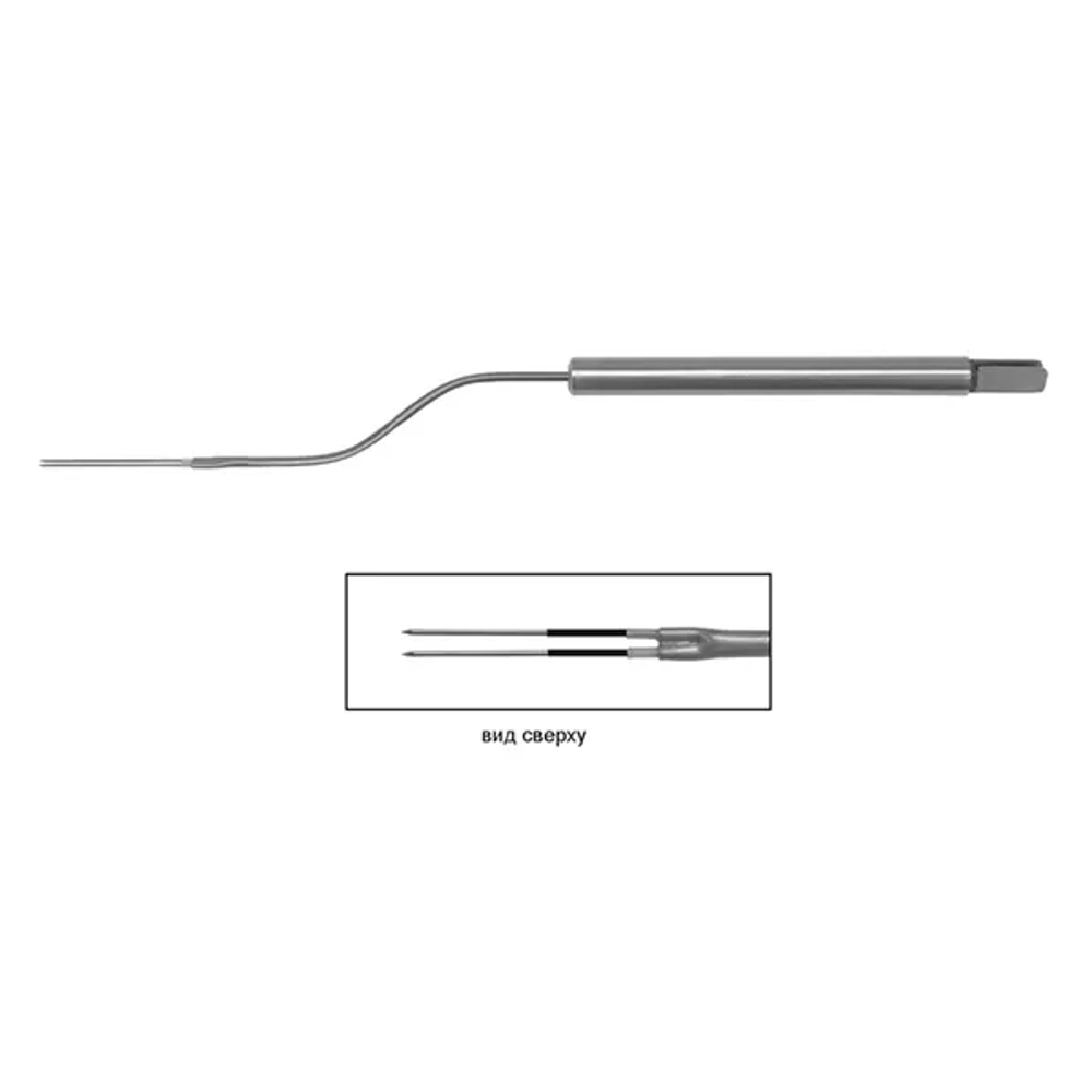 Электрод-пинцет для катетеризации носовой раковины методом погружения евростандарт EM275E