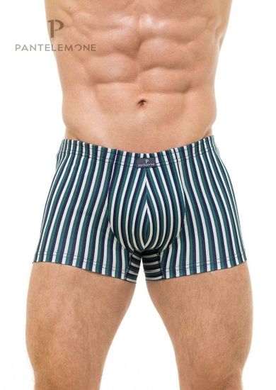 Трусы мужские боксеры Pantelemone PMH-1157, полоса зеленая