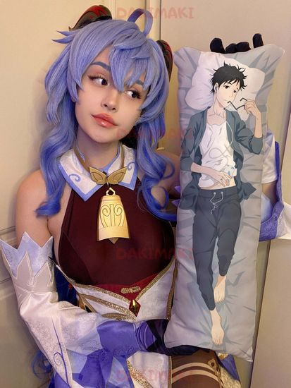 Мини дакимакура Виктор Никифоров и Юри Кацуки из Юри на льду арт. M0726, 60х20 см