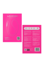 Виброяйцо LOVENSE Lush 4, силикон, розовый, 18,1 см