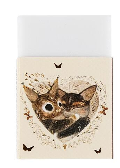 Ластик "Love me" супермягкий, бежевый (BrunoVisconti)