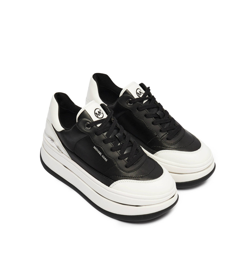 Кожаные кроссовки hayes Michael Kors - черный(43T4HYFS2L)