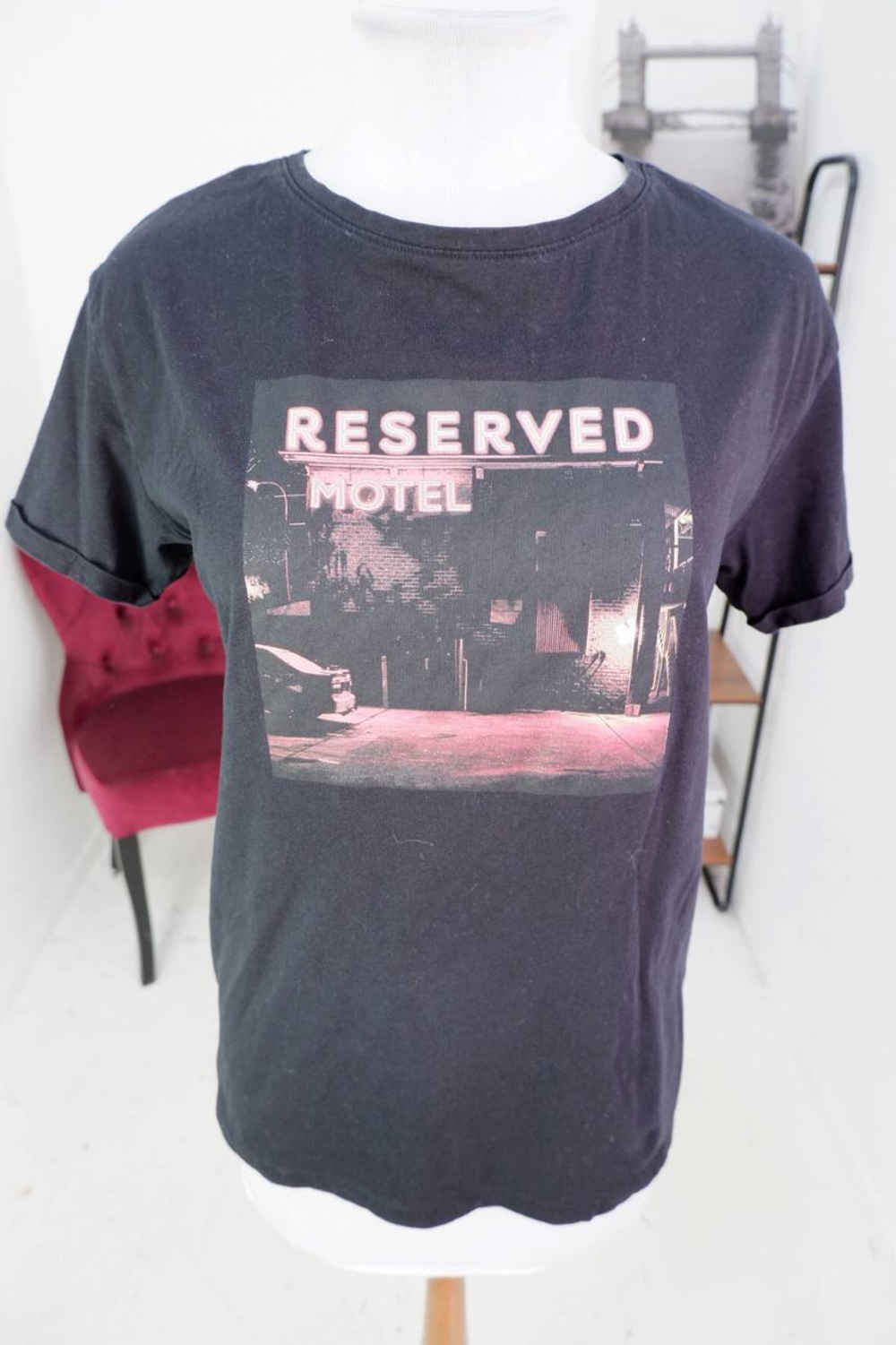 Футболка Reserved на каждый день, маркировка S, визуально на 44 размер