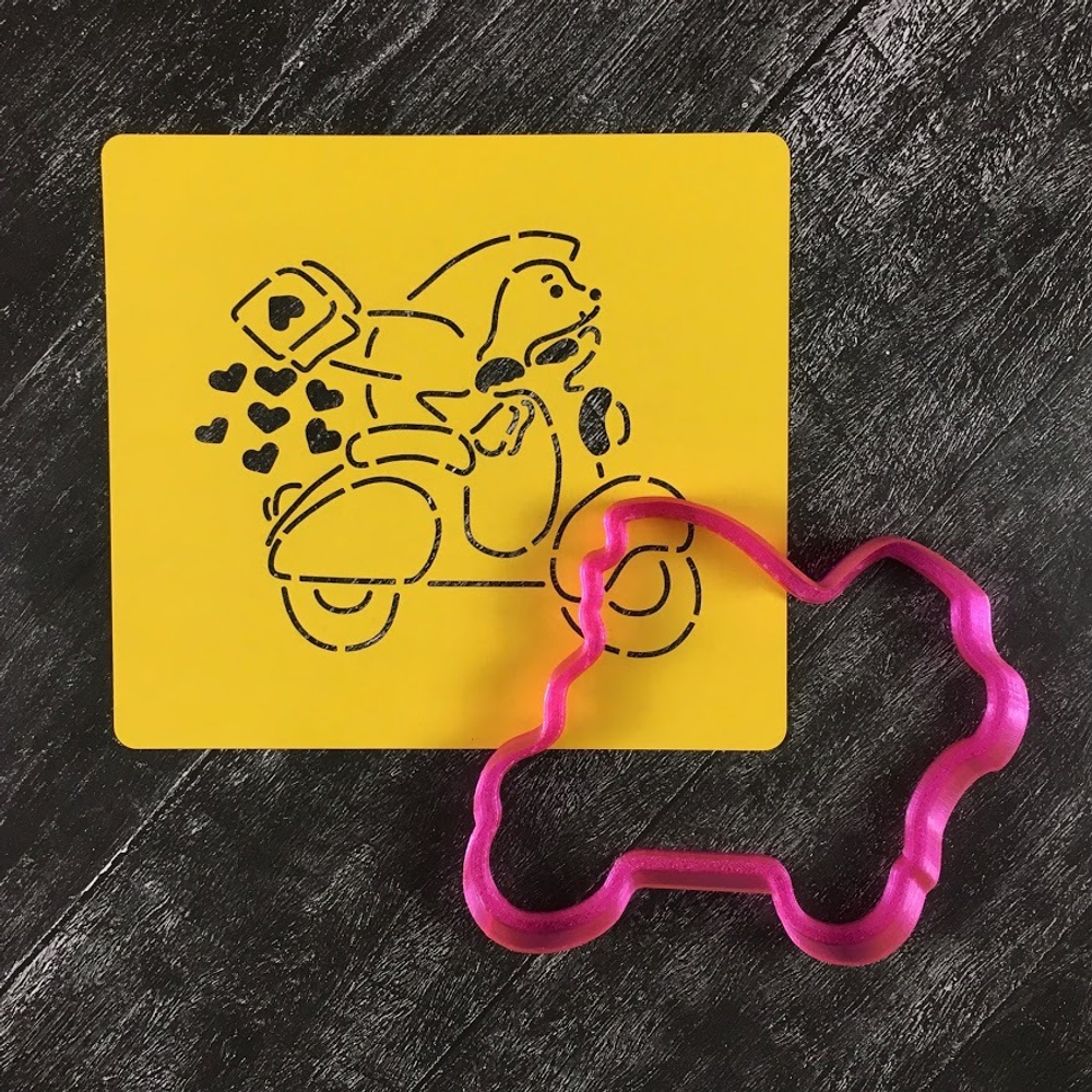 Ежик №2 на мотоцикле