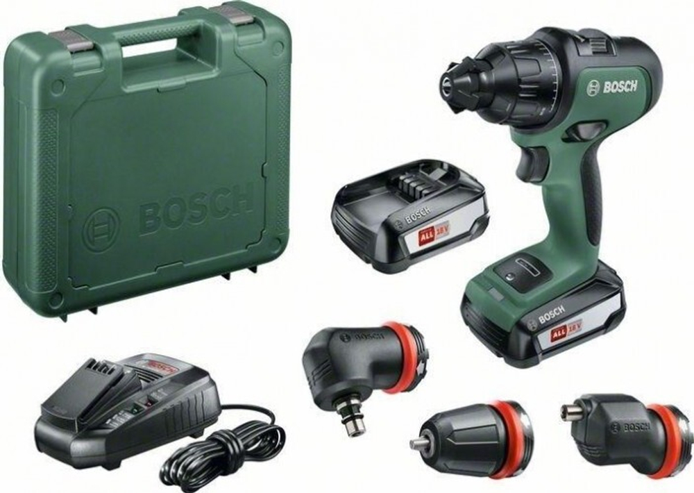 Аккумуляторная дрель-шуруповерт BOSCH AdvancedImpact 18 Set 06039B5103 Кейс, 2х2,5Ач