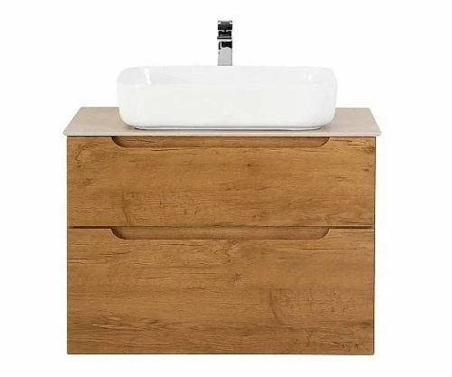 Тумба с раковиной и столешницей BelBagno ETNA H60 2C 80 Rovere Nature