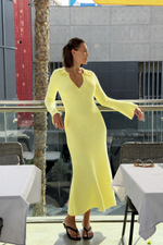 ПРЕДЗАКАЗ, платье миди в желтом цвете. На рост от 175 см