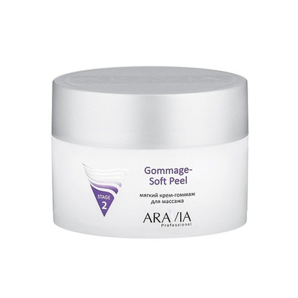 Крем-гоммаж мягкий для массажа Aravia Professional Gommage Soft Peel 150мл