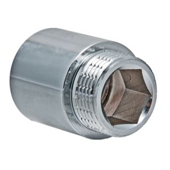 Удлинитель хромированный 1/2" 20 мм TIM