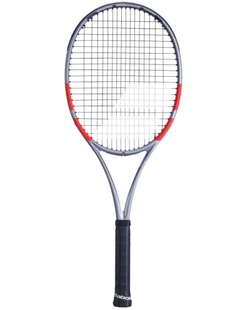 Теннисная ракетка Babolat Pure Strike 98 16/19 4-gen - grey/fluo strike + струны