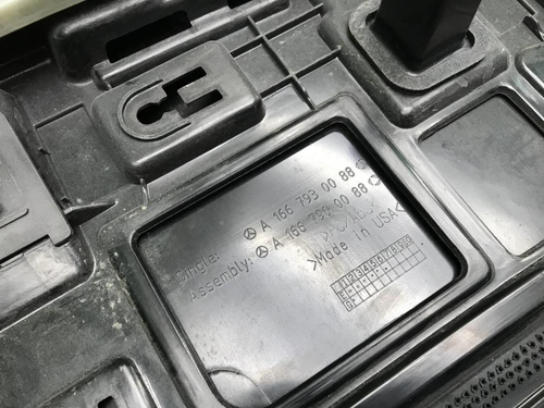 Спойлер крышки багажника Mercedes M GLE W166 11-18
