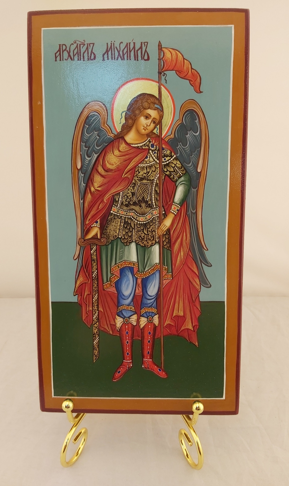 Икона Св. Архангел Михаил (Палех)