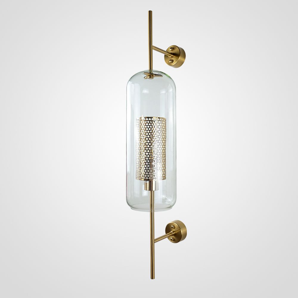 Настенный Светильник Catch Wall Cylinder L78 Brass By Imperiumloft