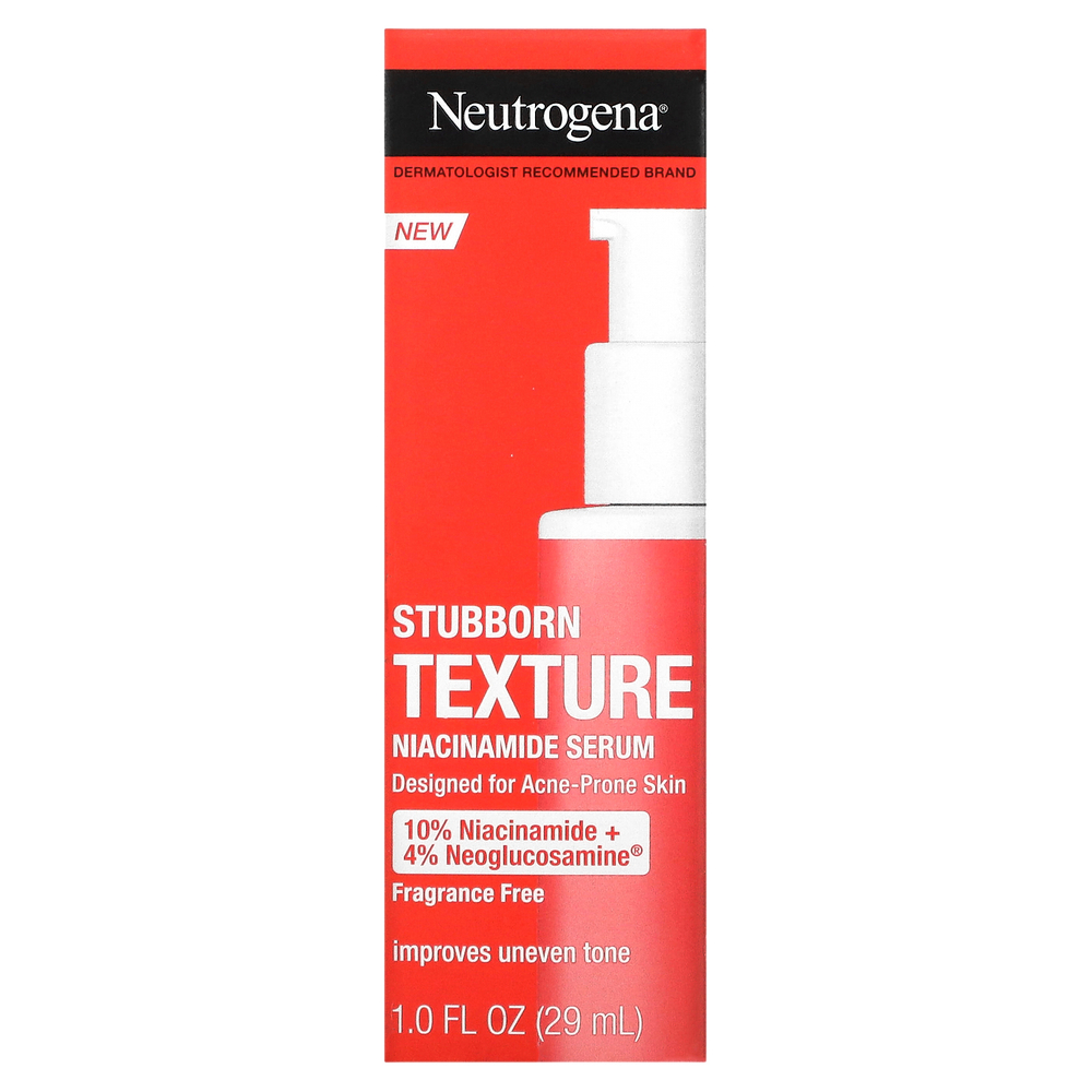 Neutrogena, Сыворотка с ниацинамидом для стойкости, без отдушек, 29 мл (1,0 жидк. Унция)