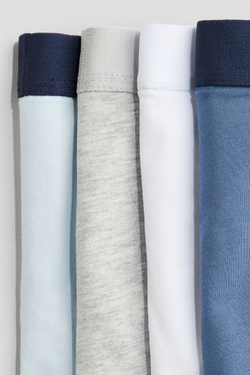 H&M Набор из десятии трусов-боксеров, синий/серый