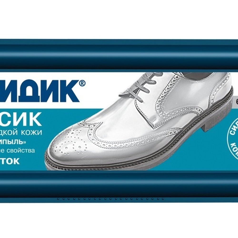 Губка для обуви ДИВИДИК с дозатором, для гладкой кожи, бесцветная