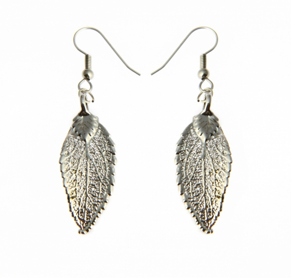 Серьги листья Ester Bijoux Вишня LF31C-S BW