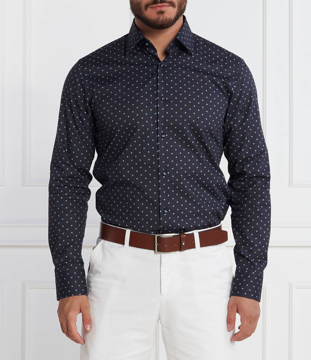 Рубашка H-JOE-kent-C1-214 BOSS BLACK - темно-синий(50502812)