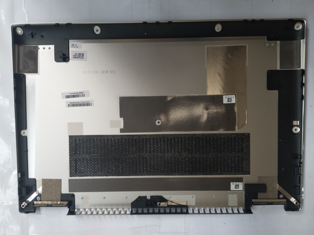 Нижняя часть корпуса (поддон) для ноутбука Lenovo Yoga 720-15IKB, серый (5CB0N67966), оригинал