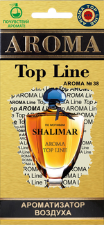 Ароматизатор для автомобиля AROMA TOP LINE №38 Shalimar картон