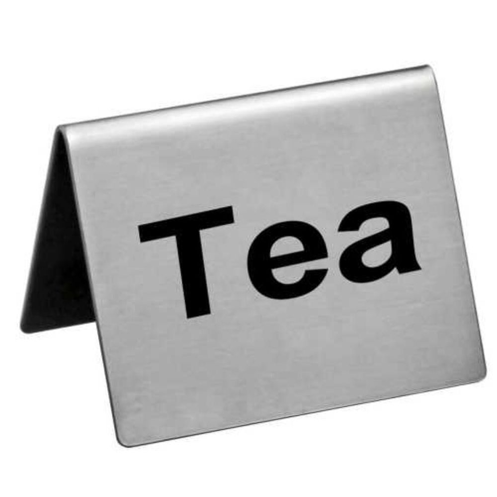 Табличка "Tea" 5*4 см, сталь, P.L. Proff Cuisine