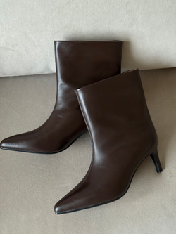 Ботильоны из натуральной кожи