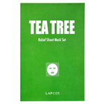 Lapcos, Набор тканевых масок Tea Tree Relief, 5 шт., По 25 мл (0,84 жидк. унц.)