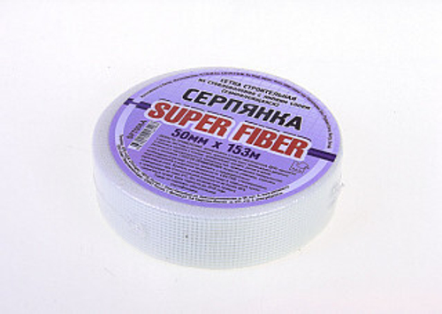 Лента серпянка Super Fiber 50ммх 153 самоклеющаяся/24