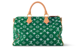 LOUIS VUITTON Speedy P9 Bandoulière 40 Monogram Leather Green