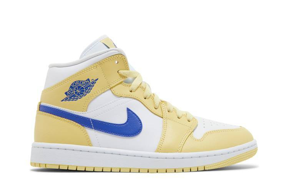 Кроссовки Jordan Air Jordan 1 Mid "Lemon Wash" (Женская размерная сетка)